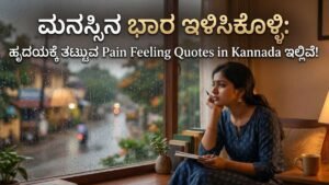 Pain feeling quotes in Kannada
