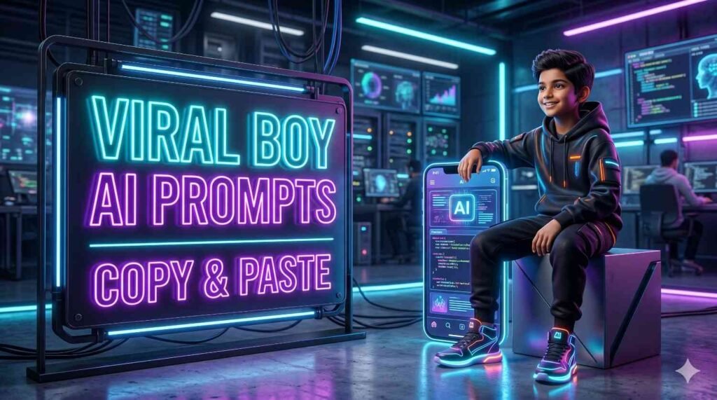 gemini ai photo prompt copy paste trending boy
